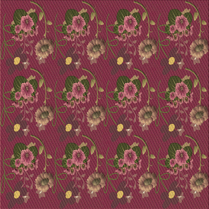 Round Patterned Petra Gold Brown Rug, pat1300brn