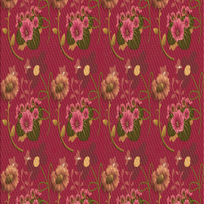 Patterned Red Rug, pat1300org