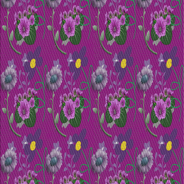 Patterned Violet Red Pink Novelty Rug, pat1300