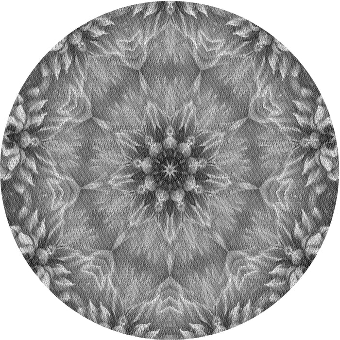 Square Machine Washable Transitional Carbon Gray Rug in a Living Room, wshpat1301gry