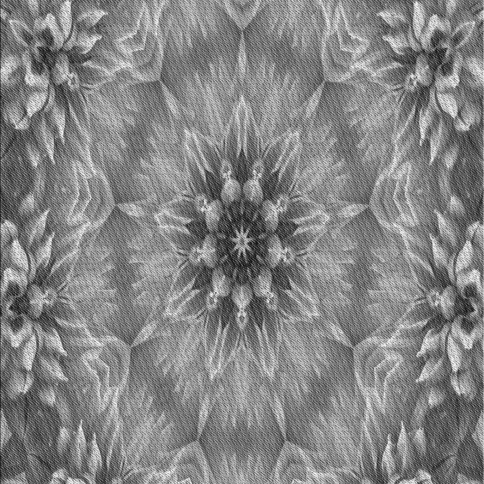 Patterned Carbon Gray Rug, pat1301gry