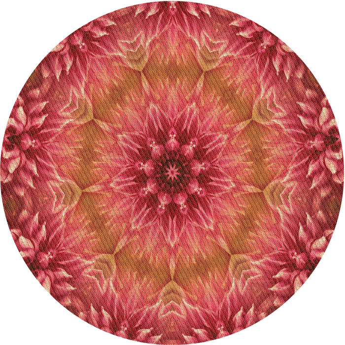 Square Machine Washable Transitional Bright Orange Rug in a Living Room, wshpat1301org