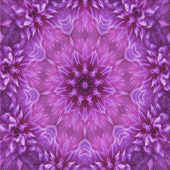 Round Patterned Bright Neon Pink Purple Rug, pat1301pur