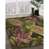 Patterned Bakers Brown Rug, pat1302brn