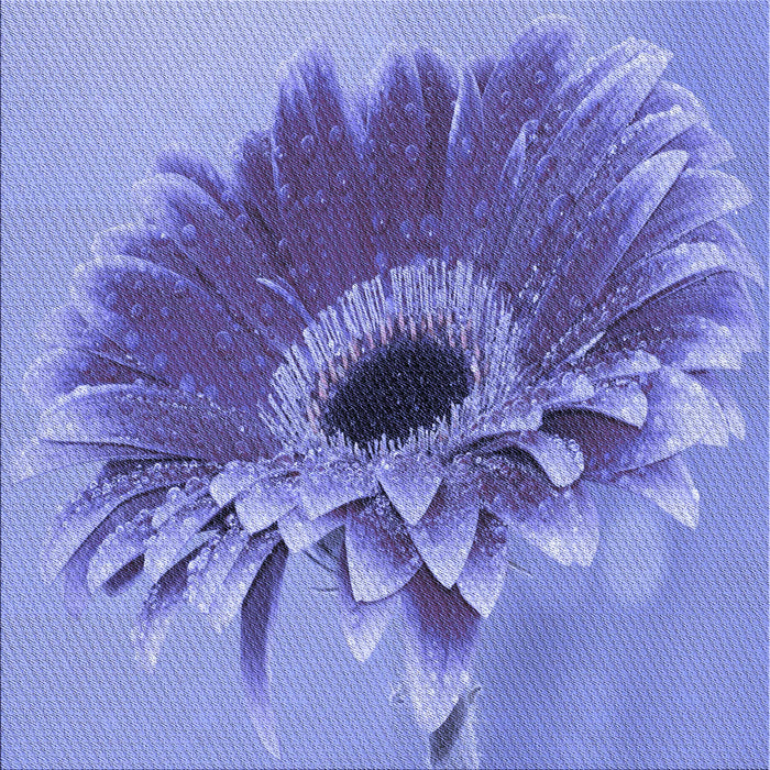 Round Patterned Slate Blue Rug, pat1303blu