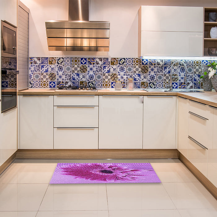 Patterned Violet Purple Rug in a Kitchen, pat1303pur