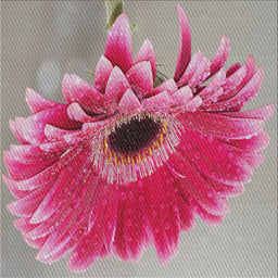 Square Patterned Silver Pink Modern Rug, pat1303