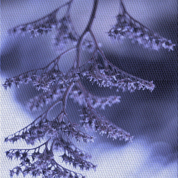 Patterned Deep Periwinkle Purple Rug, pat1304blu