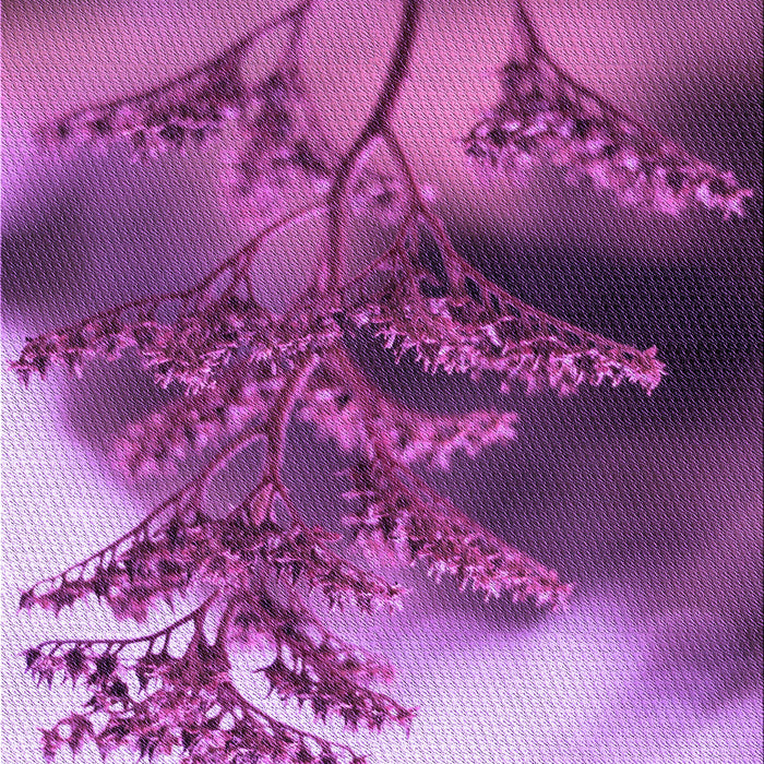 Patterned Dark Magenta Purple Rug, pat1304pur