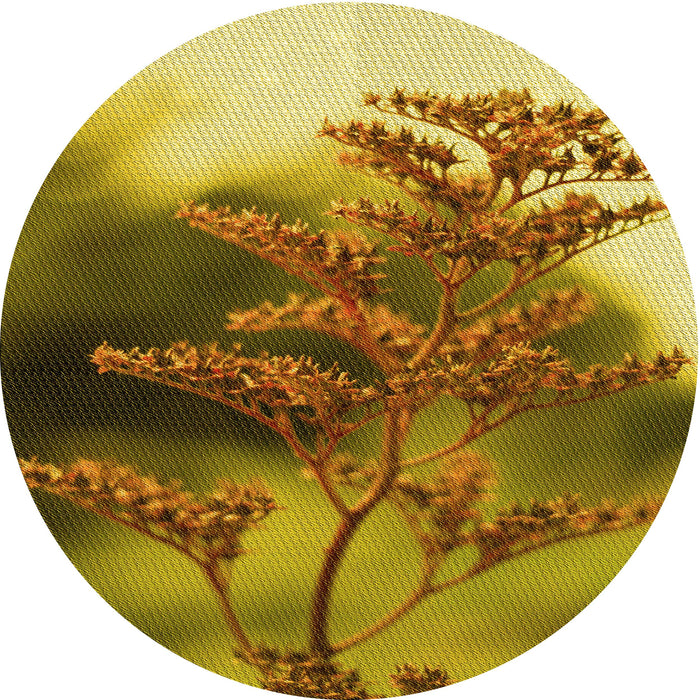 Square Machine Washable Transitional Dark Bronze Brown Rug in a Living Room, wshpat1304yw