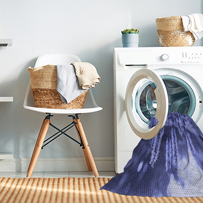 Machine Washable Transitional Sky Blue Rug in a Washing Machine, wshpat1305blu