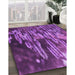 Machine Washable Transitional Dark Magenta Purple Rug in a Family Room, wshpat1305pur