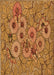 Patterned Mahogany Brown Rug, pat1307org