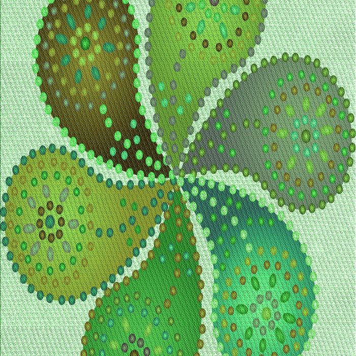 Machine Washable Transitional Dark Lime Green Rug, wshpat1308grn