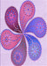 Patterned Orchid Purple Rug, pat1308pur