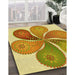 Machine Washable Transitional Bold Yellow Rug in a Family Room, wshpat1308yw