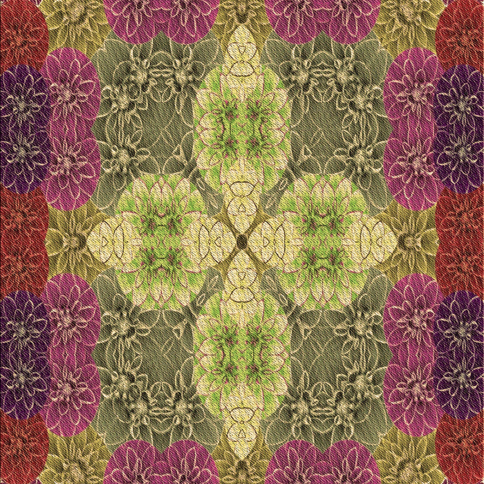 Patterned Brown Red Rug, pat1309brn