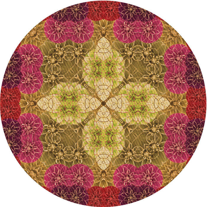 Square Machine Washable Transitional Orange Gold Rug in a Living Room, wshpat1309org