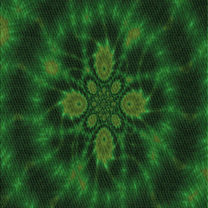 Patterned Green Rug, pat131grn