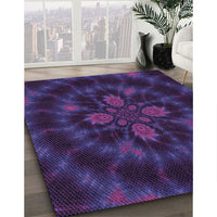 Patterned Amethyst Purple Rug, pat131pur