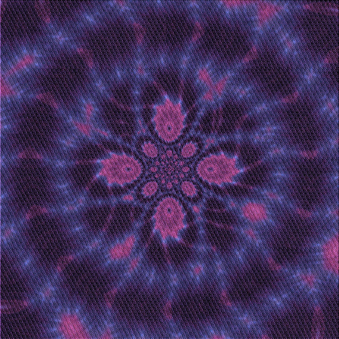 Round Machine Washable Transitional Amethyst Purple Rug, wshpat131pur