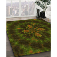 Patterned Midnight Gray Rug, pat131yw