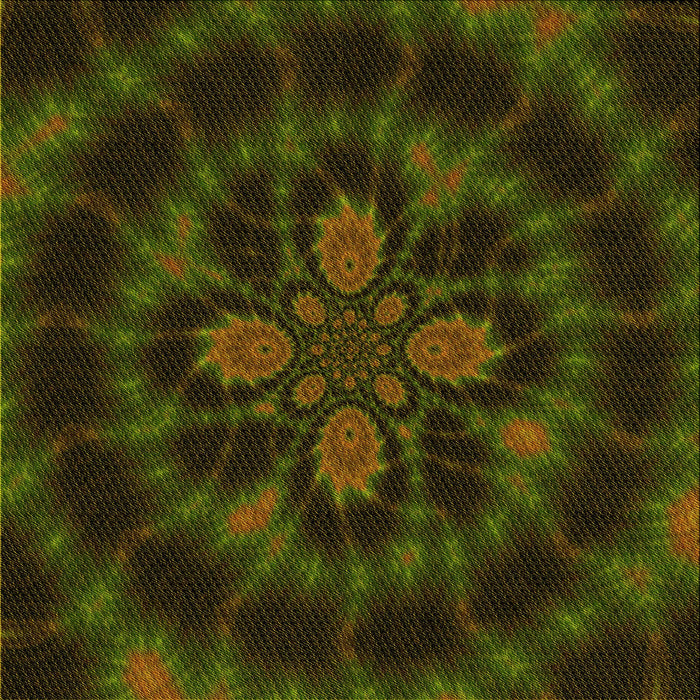 Round Patterned Midnight Gray Rug, pat131yw