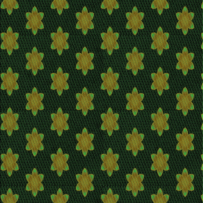 Patterned Black Rug, pat1310grn