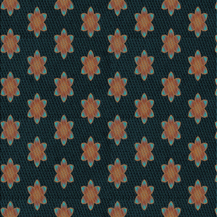 Patterned Midnight Gray Rug, pat1310lblu