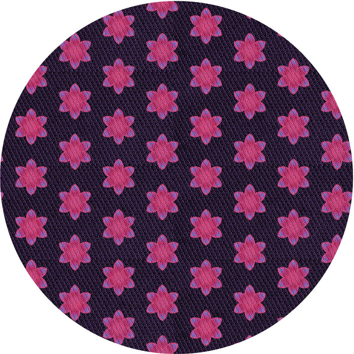 Square Machine Washable Transitional Plum Purple Rug in a Living Room, wshpat1310pur