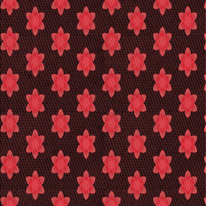 Patterned Saffron Red Rug, pat1310rd