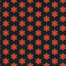 Sideview of Machine Washable Transitional Night Red Rug, wshpat1310