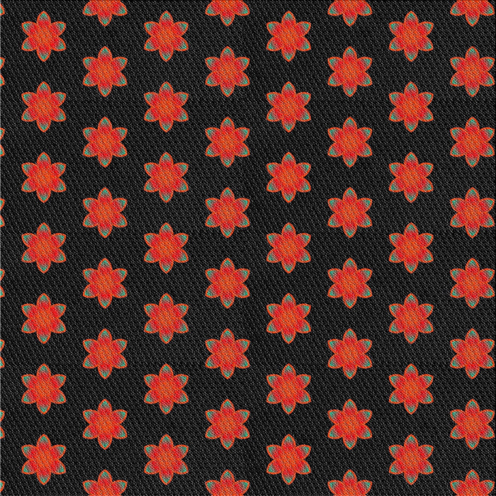 Square Patterned Red Novelty Rug, pat1310