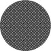 Square Patterned Midnight Gray Rug, pat1311gry