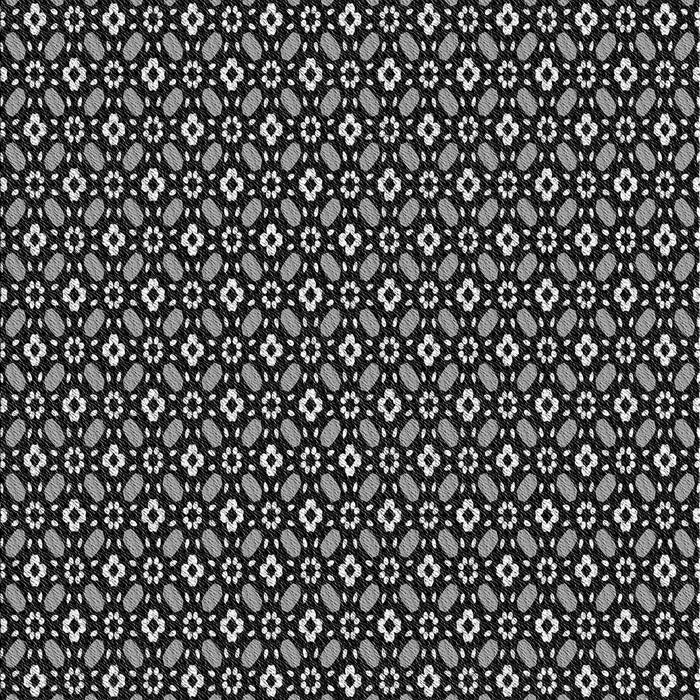 Patterned Midnight Gray Rug, pat1311gry