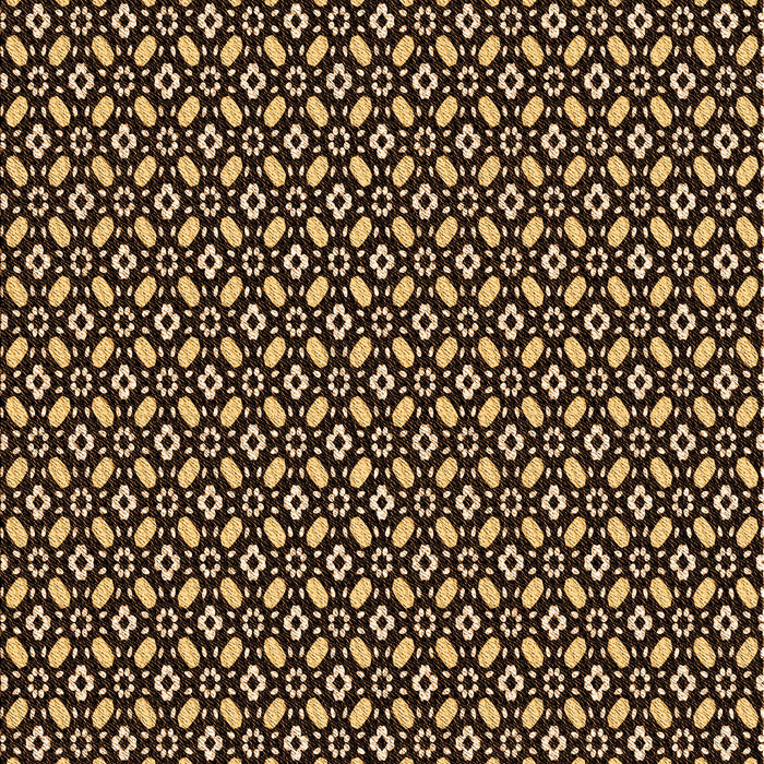 Patterned Black Brown Rug, pat1311org