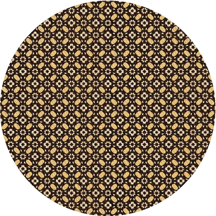 Square Machine Washable Transitional Black Brown Rug in a Living Room, wshpat1311org