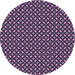 Square Machine Washable Transitional Orchid Purple Rug in a Living Room, wshpat1311pur