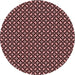 Square Patterned Chocolate Brown Rug, pat1311rd