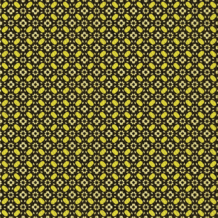 Round Patterned Midnight Gray Rug, pat1311yw