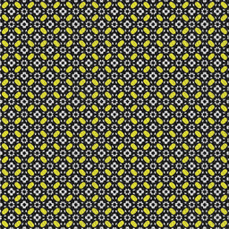 Square Patterned Black Novelty Rug, pat1311