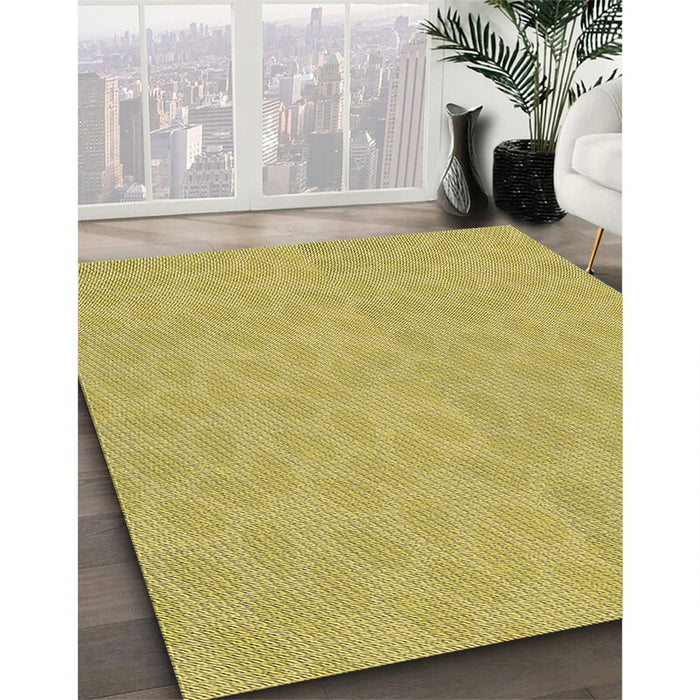 Machine Washable Transitional Golden Brown Yellow Rug in a Family Room, wshpat1312brn