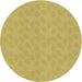 Square Patterned Golden Brown Yellow Rug, pat1312brn