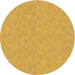 Square Patterned Deep Yellow Rug, pat1312org