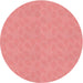 Square Patterned Light Coral Pink Rug, pat1312rd