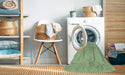 Machine Washable Transitional PaleGreen Rug in a Washing Machine, wshpat1312