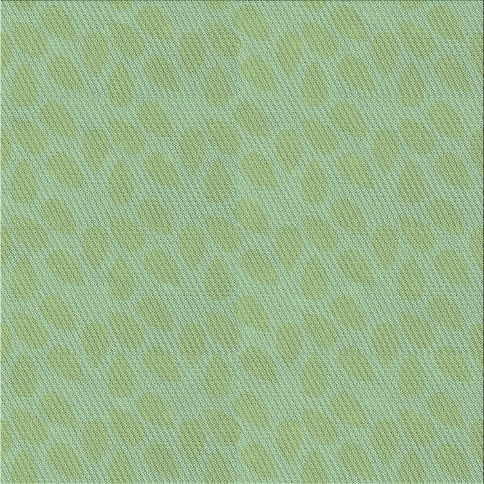 Square Patterned Pale Green Novelty Rug, pat1312