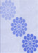 Machine Washable Transitional Lavender Blue Rug, wshpat1313blu