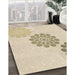 Machine Washable Transitional Vanilla Gold Rug in a Family Room, wshpat1313brn