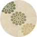 Square Machine Washable Transitional Vanilla Gold Rug in a Living Room, wshpat1313brn